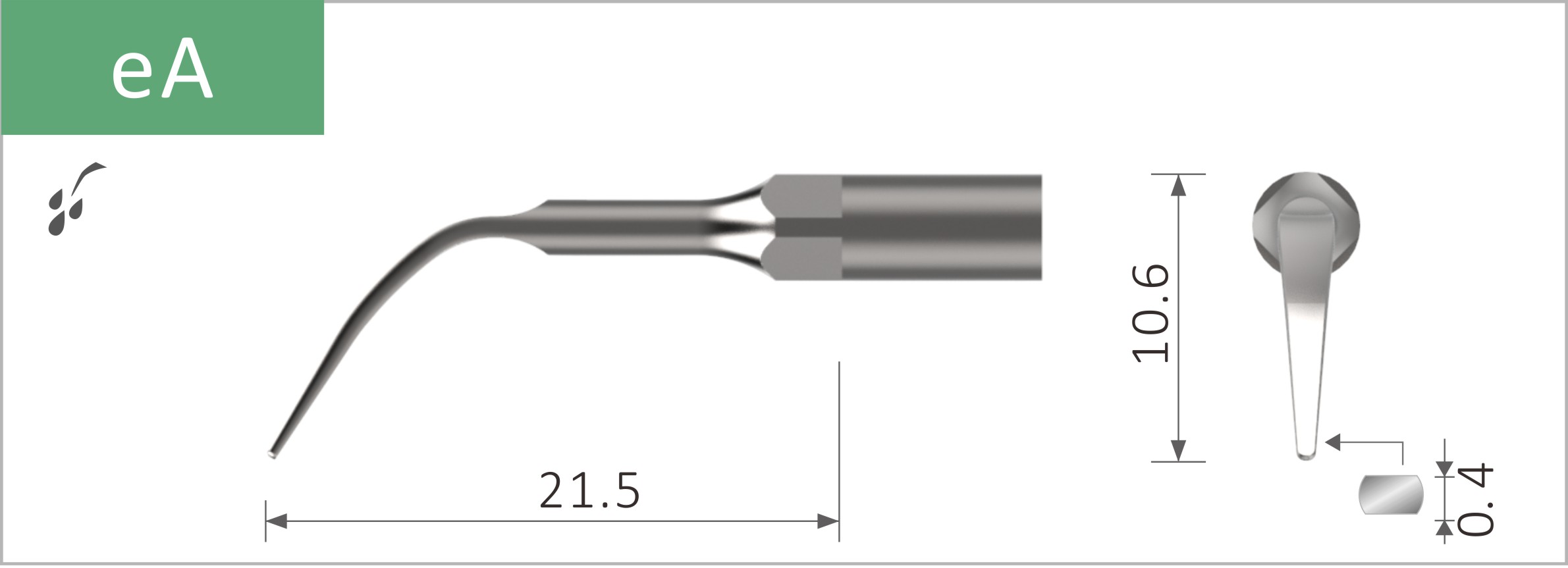 Etype universal scaler tip A Gama