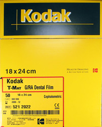 Kodak 1869080 Carestream T-Mat G/RA Panoramic X-Ray Film TMG-15 6" X 12" 50/Pk