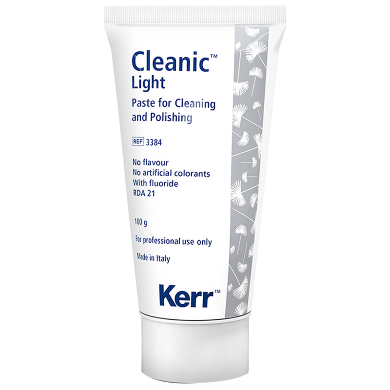 Cleanic Prophy Paste Light smakfri med fluor, 100 g i tub Gama