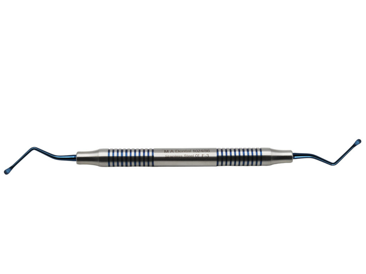 10x Lucas Chirurgica Curette 86, cucchiaio 2,8 mm lama dentale